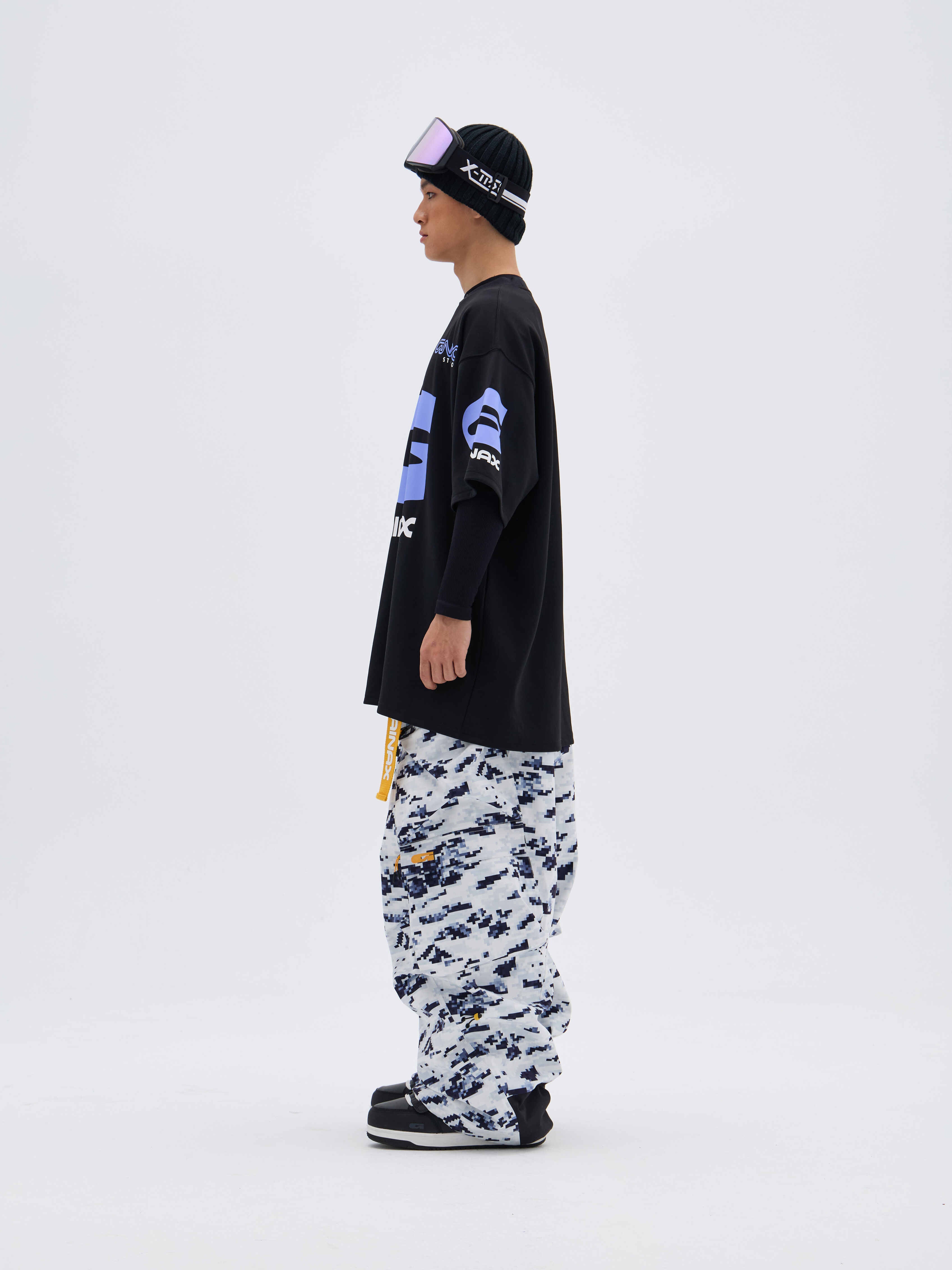 REBEL 3L Waterproof Freeride Ski Pants Snow camouflage - Unisex | GAINAX