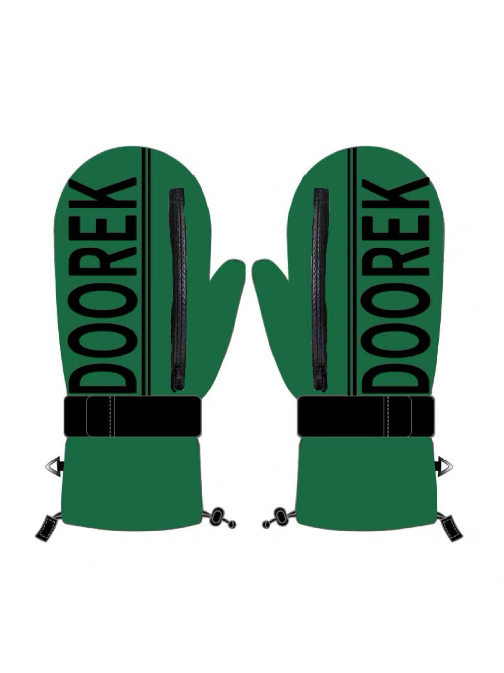 Kevlar® Wrist-Protective Insulated Ski Mittens – Unisex | Doorek