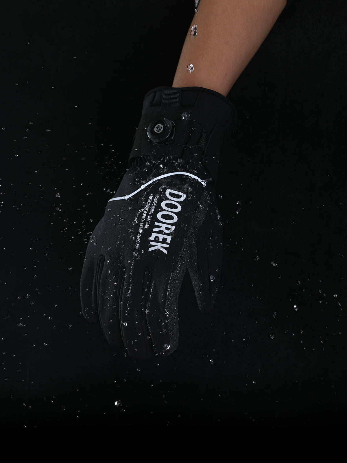 Kevlar Palm Wrist Guard Insulated Ski Gloves – Unisex | Doorek