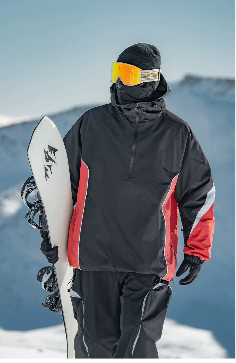 Retro Urban Colorblock Anorak Snow Jacket – Unisex | Gsou Snow