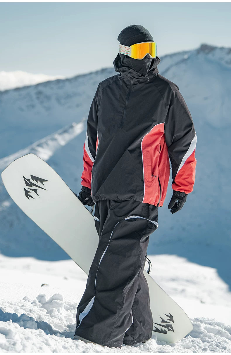 Retro Urban Colorblock Anorak Snow Jacket – Unisex | Gsou Snow