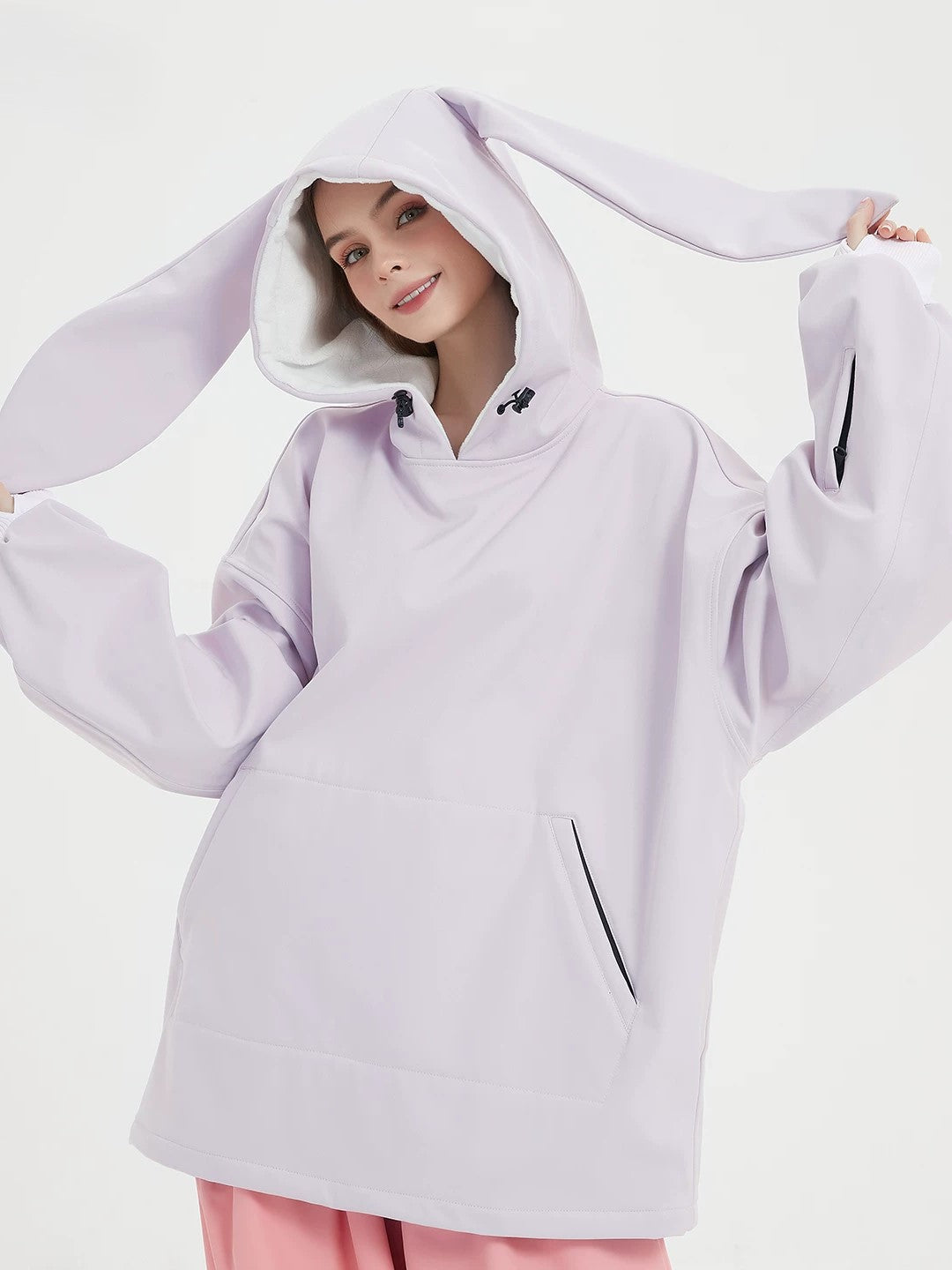 Iconic Rabbit Waterproof Fleece Hoodie – Unisex | Doorek