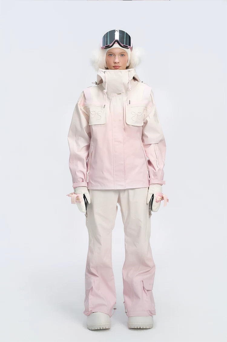 Sakura Gradient Bow Ski Pants- Women's | BCG