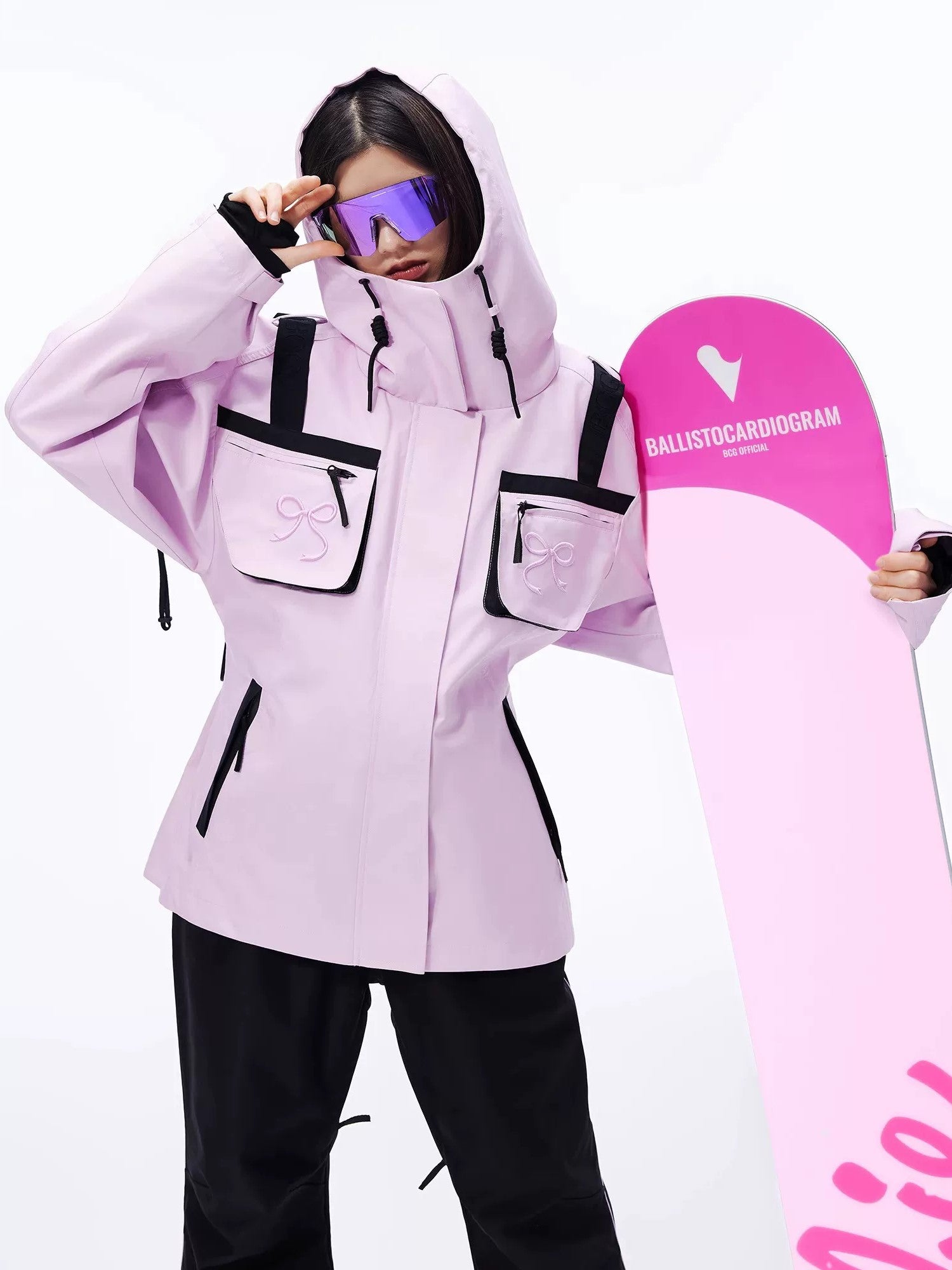 Sakura Gradient Bow Ski Jacket - Women's| BCG