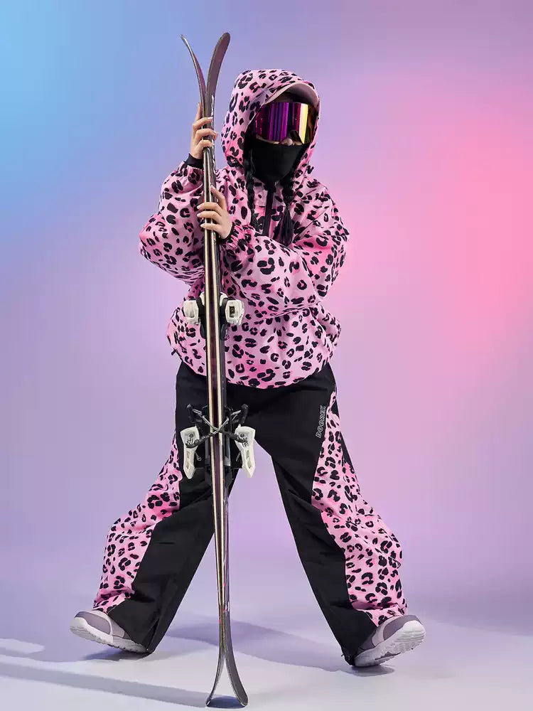LeopardWave Pullover Ski Suit – Unisex | Doorek