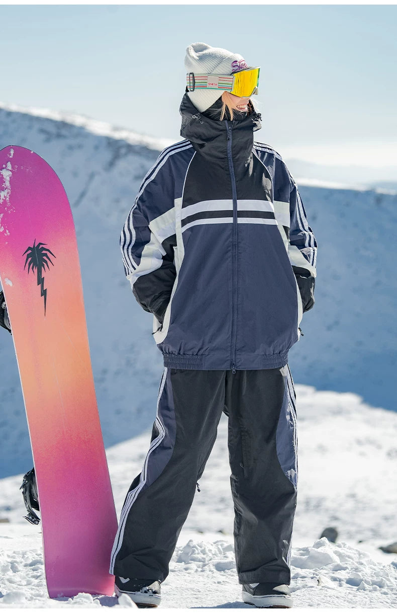 Retro Sporty Side Stripe Snow Pants – Unisex | Gsou Snow