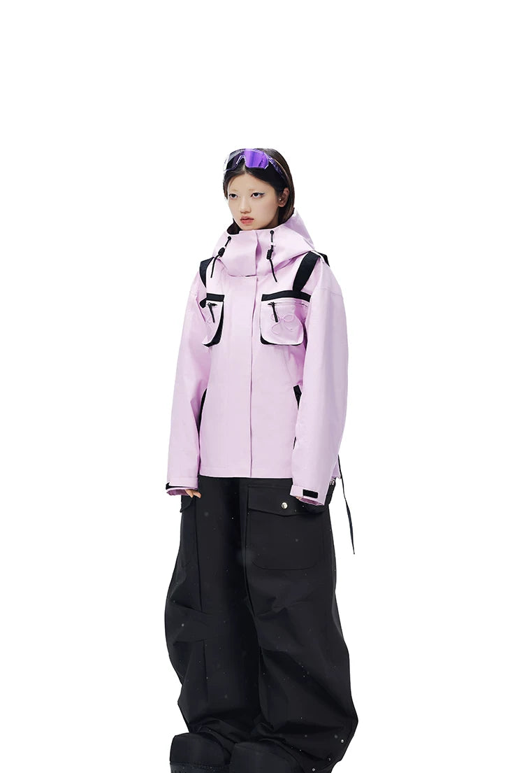 Sakura Gradient Bow Ski Jacket - Women's| BCG