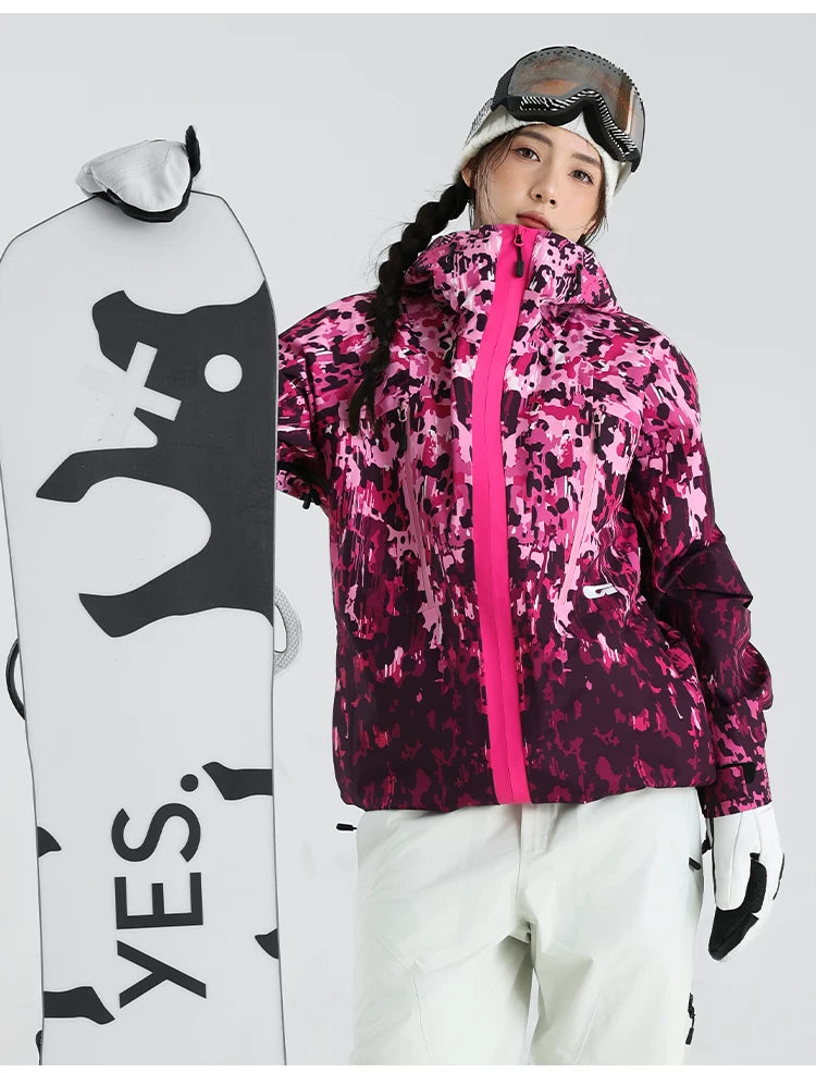 3L Tiger Camo Technical Ski Jacket – Unisex | GAINAX