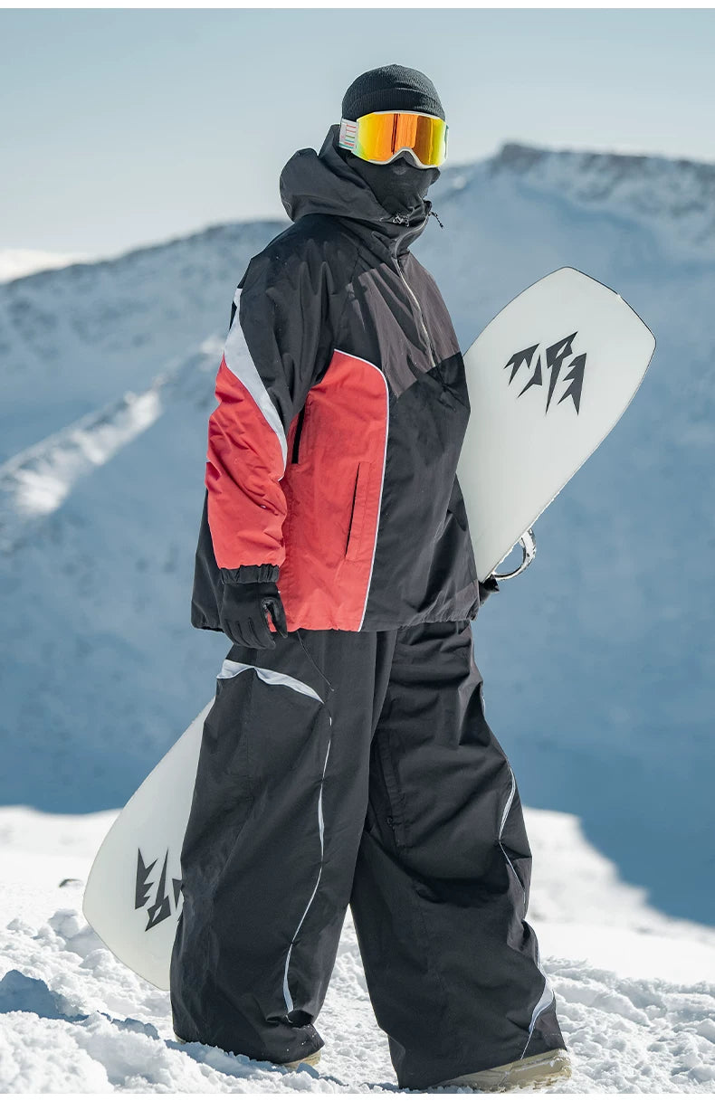 Retro Urban Colorblock Anorak Snow Jacket – Unisex | Gsou Snow