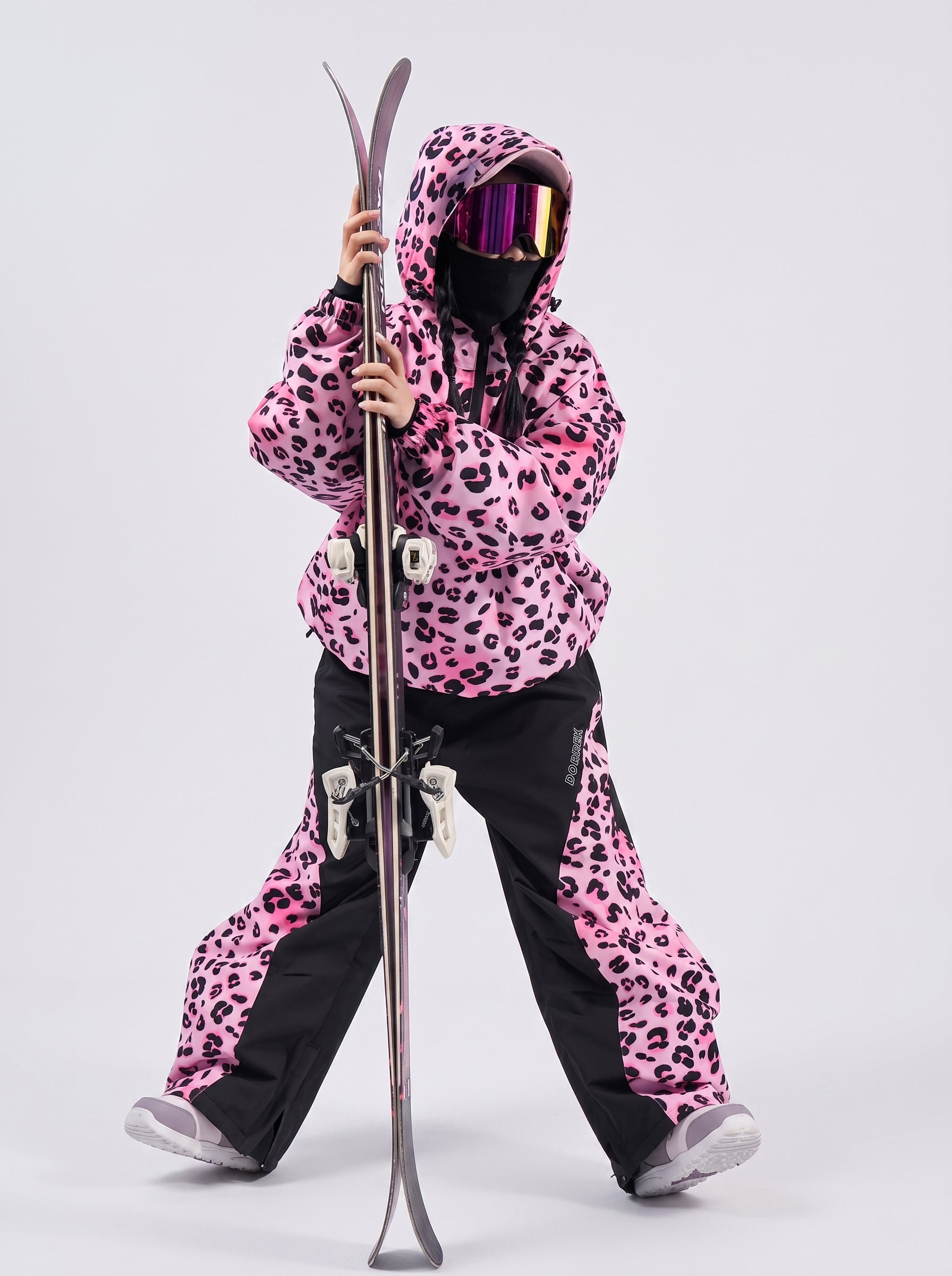 LeopardWave Pullover Ski Suit – Unisex | Doorek