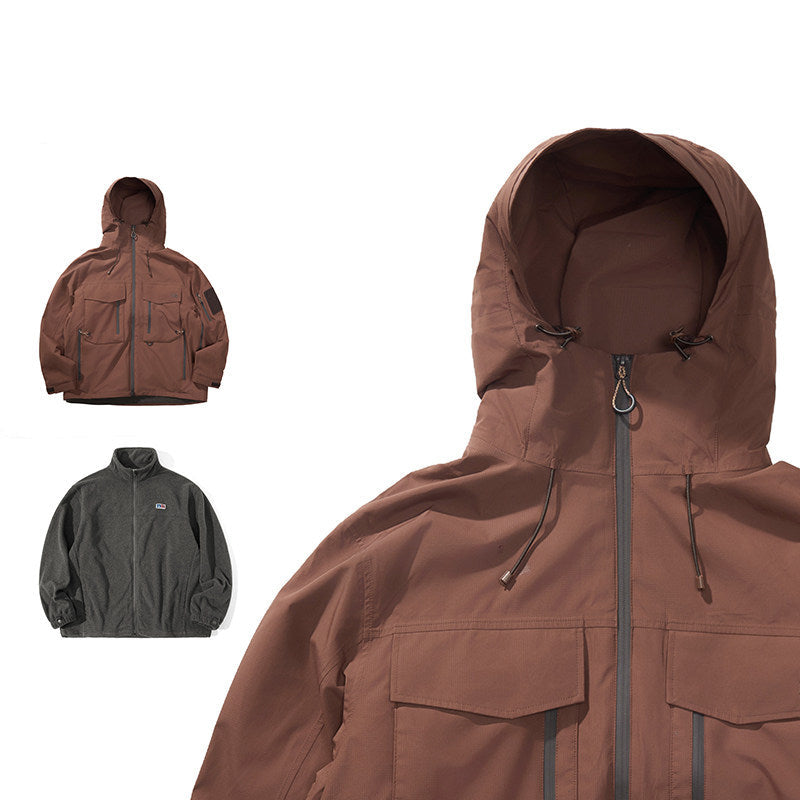 10K Waterproof Insulated 3-in-1 Hard Shell Jacket – Unisex | NOTHOMME