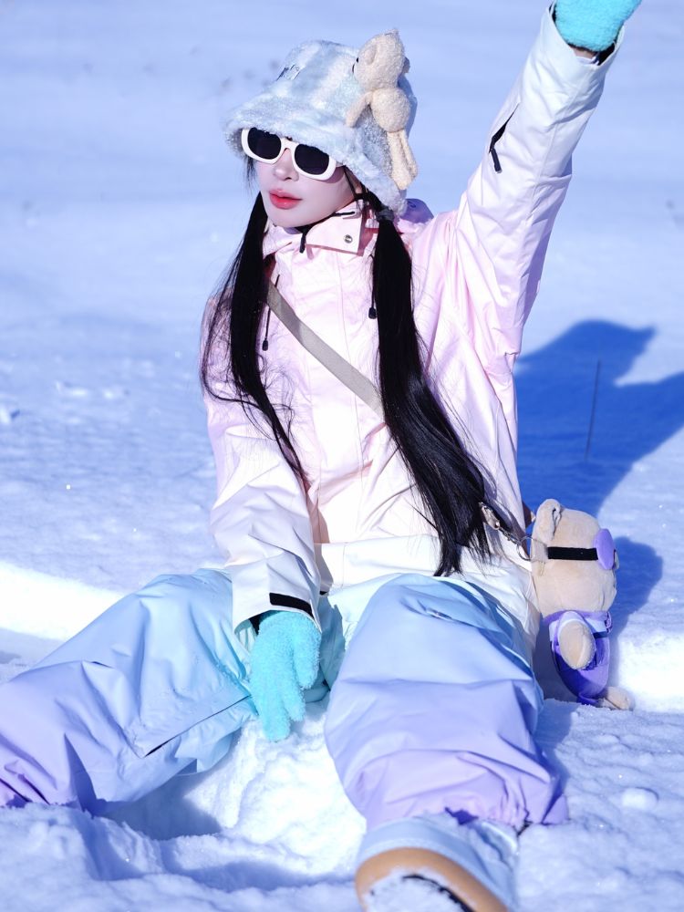 Molocoster 3L Rainbow Unicorn Tech Snow Suit – Women’s