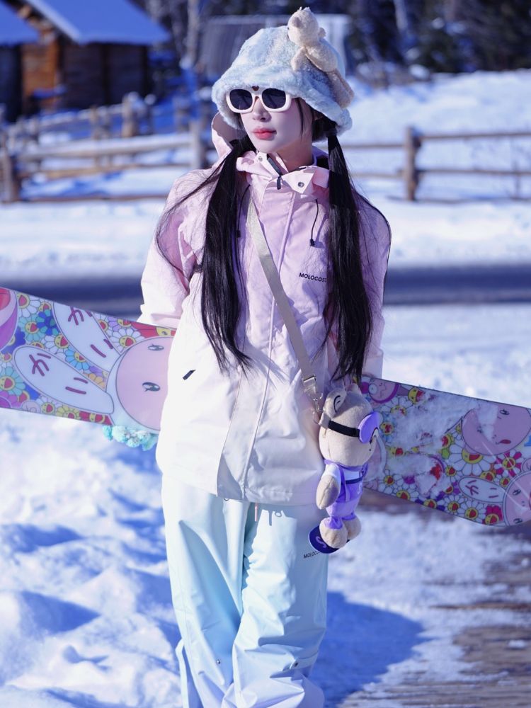Molocoster 3L Rainbow Unicorn Tech Snow Suit – Women’s