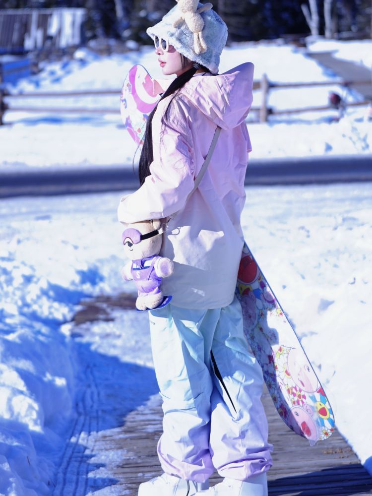 Molocoster 3L Rainbow Unicorn Tech Snow Suit – Women’s
