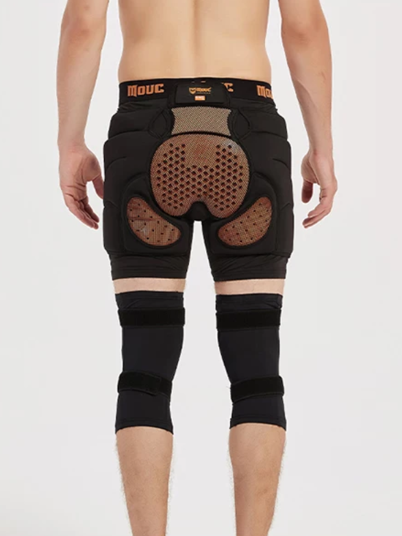 Hip Protection Shorts with Hip & Knee Pads – Unisex | Doorek