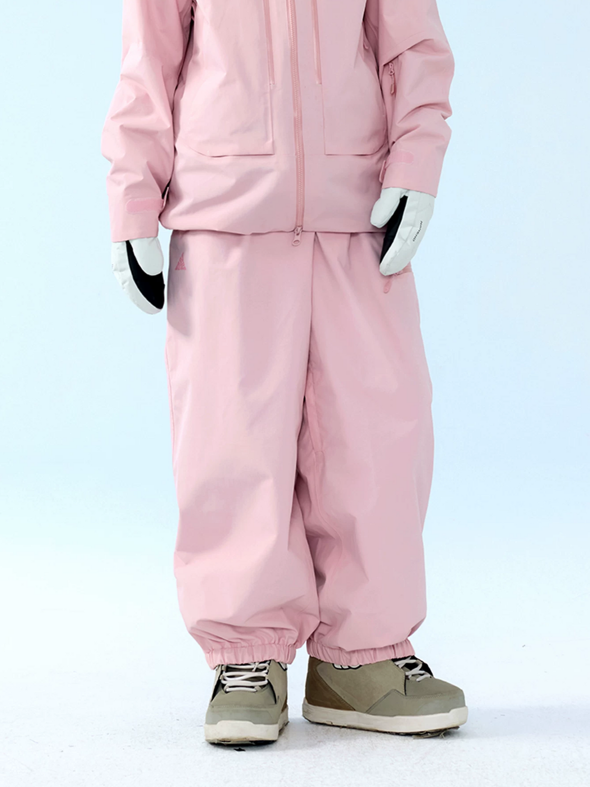 3L RECCO Fleece-Lined Baggy Ski Pants – Unisex | NANEND