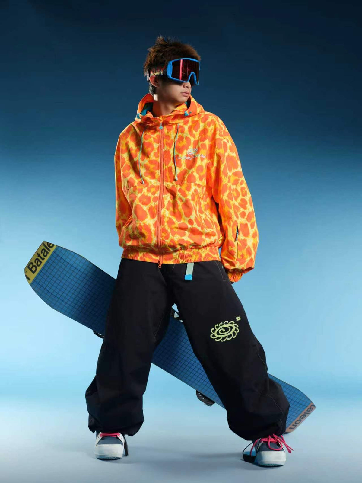Violet Leopard Insulated Snow Jacket - Unisex | OddyEddy