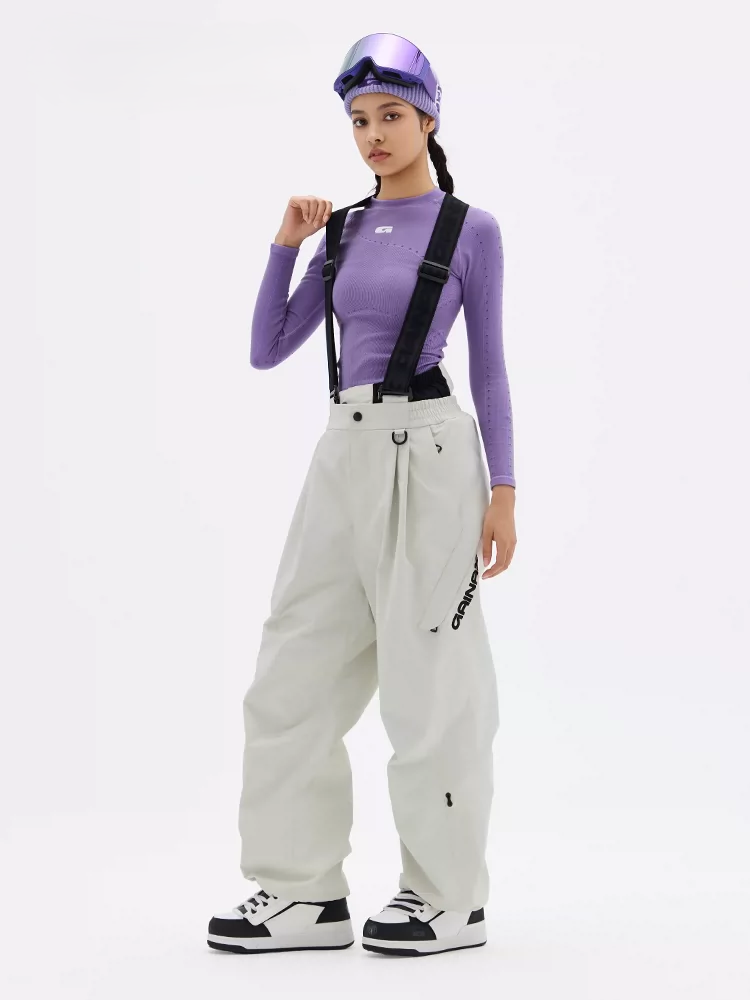 3L XT3N Baggy Shell Snow Bib Pants – Unisex | GAINAX