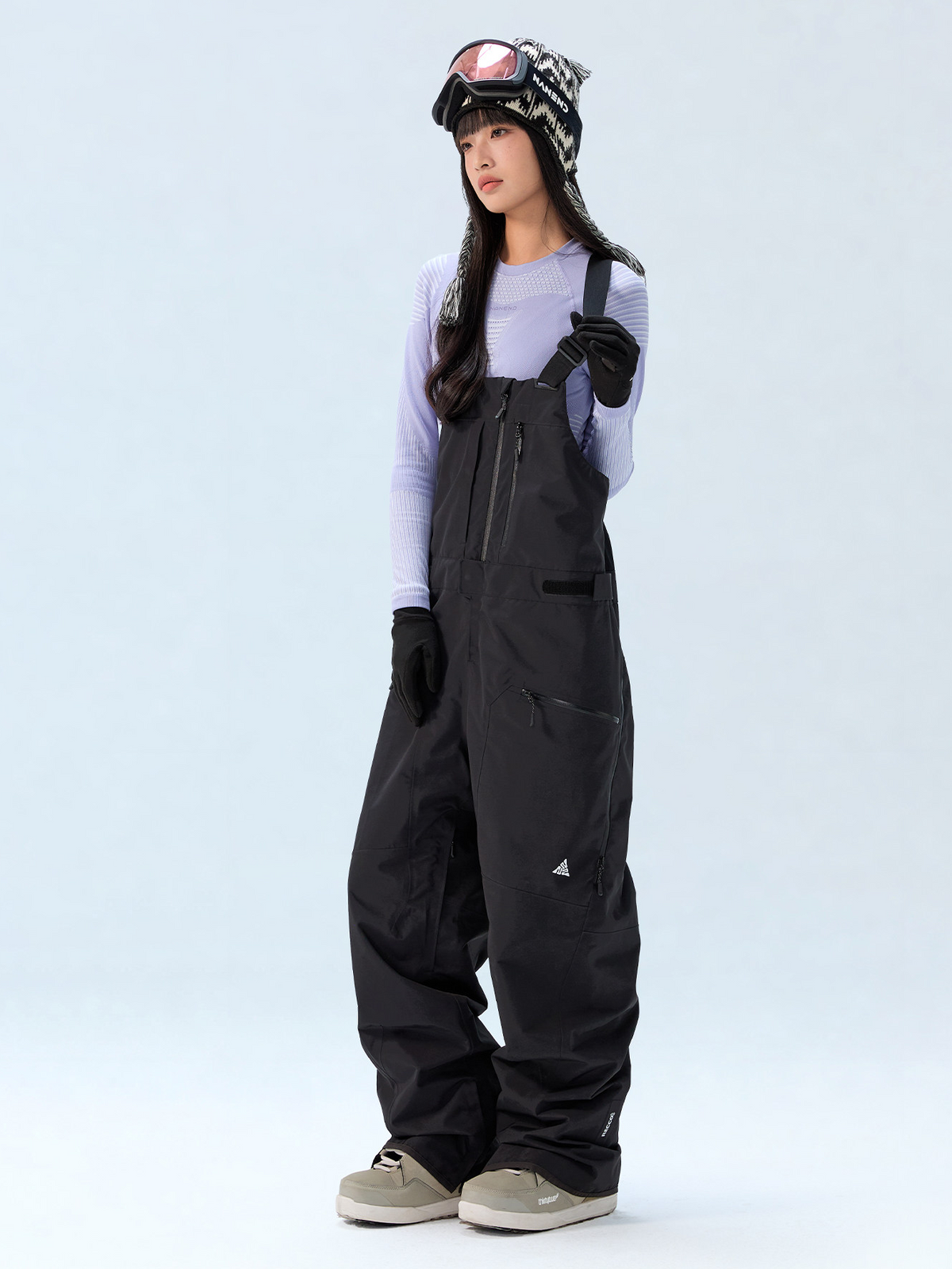3L RECCO Insulated Ski Bib Pants – Unisex | NANEND