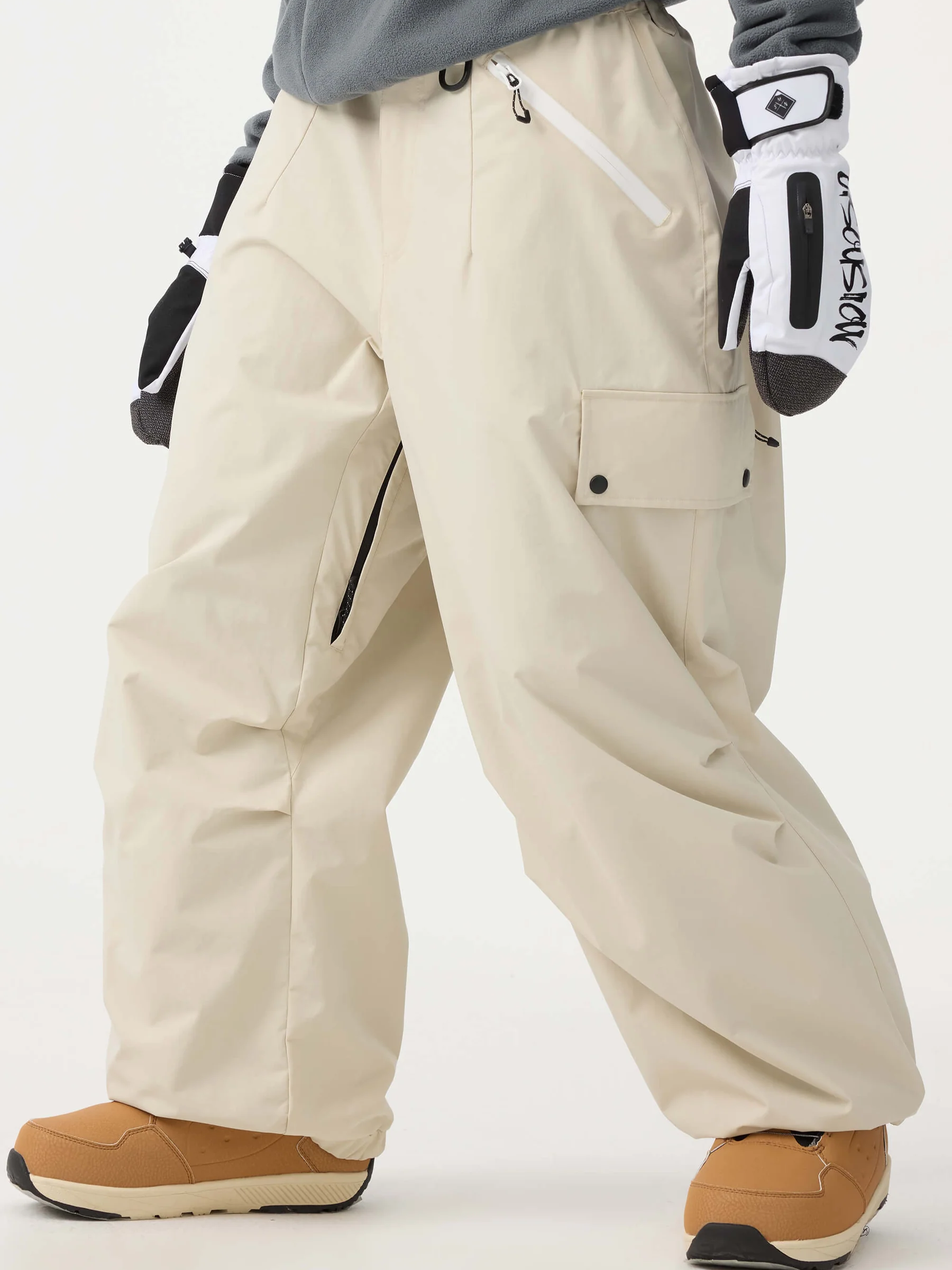 Baggy Wear-resistant Waterproof Snow Pants - Unisex | Gsou Snow