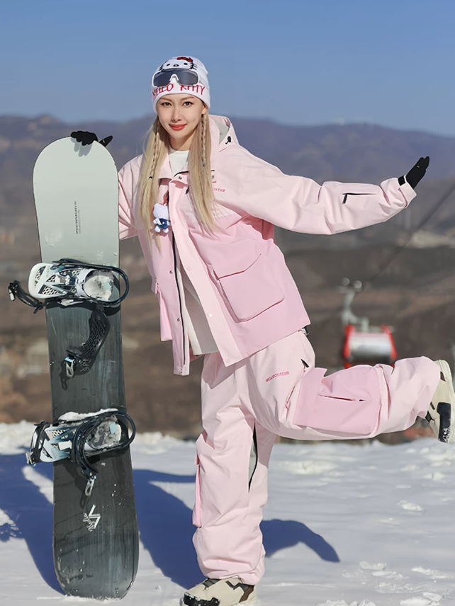 3L Candy Patchwork Insulated Ski Suit – Unisex | Molocoster