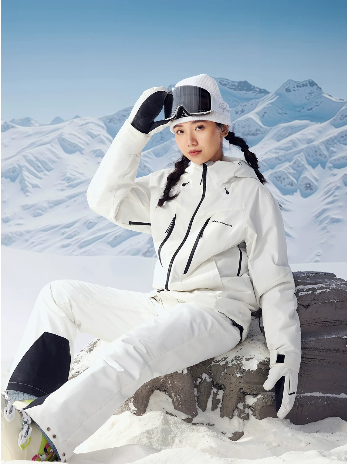 FrostGuard 3L Insulated Ski Mittens – Unisex | High Experience