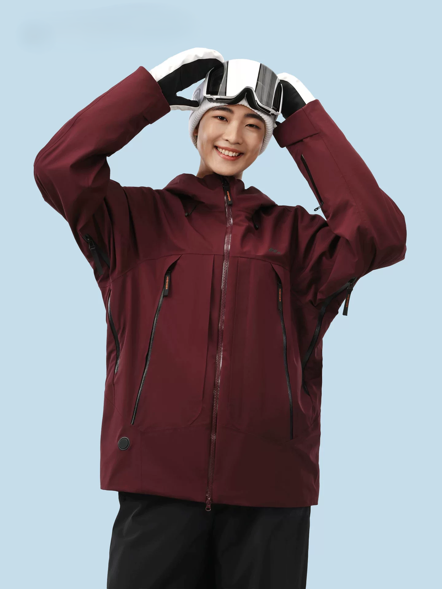 3L Smart-Heated Insulated Ski Jacket – Unisex | High Experience