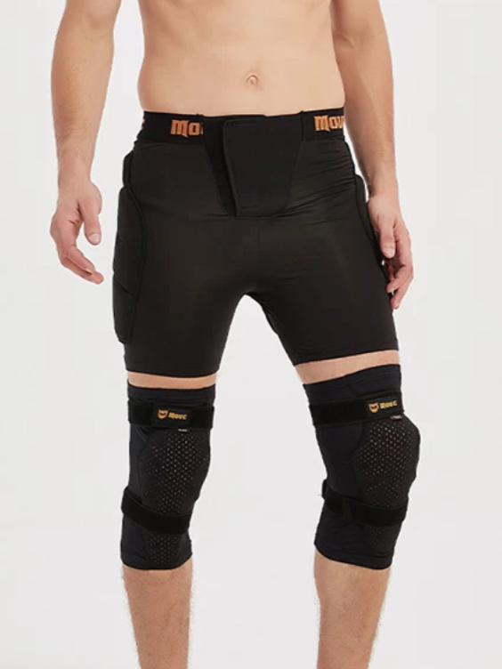 Hip Protection Shorts with Hip & Knee Pads – Unisex | Doorek