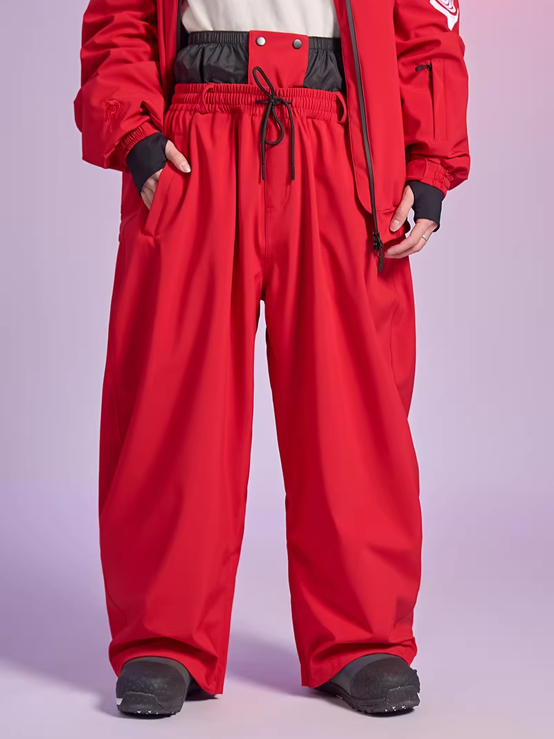 20K Waterproof Insulated Baggy Snowboard Pants – Unisex | Doorek