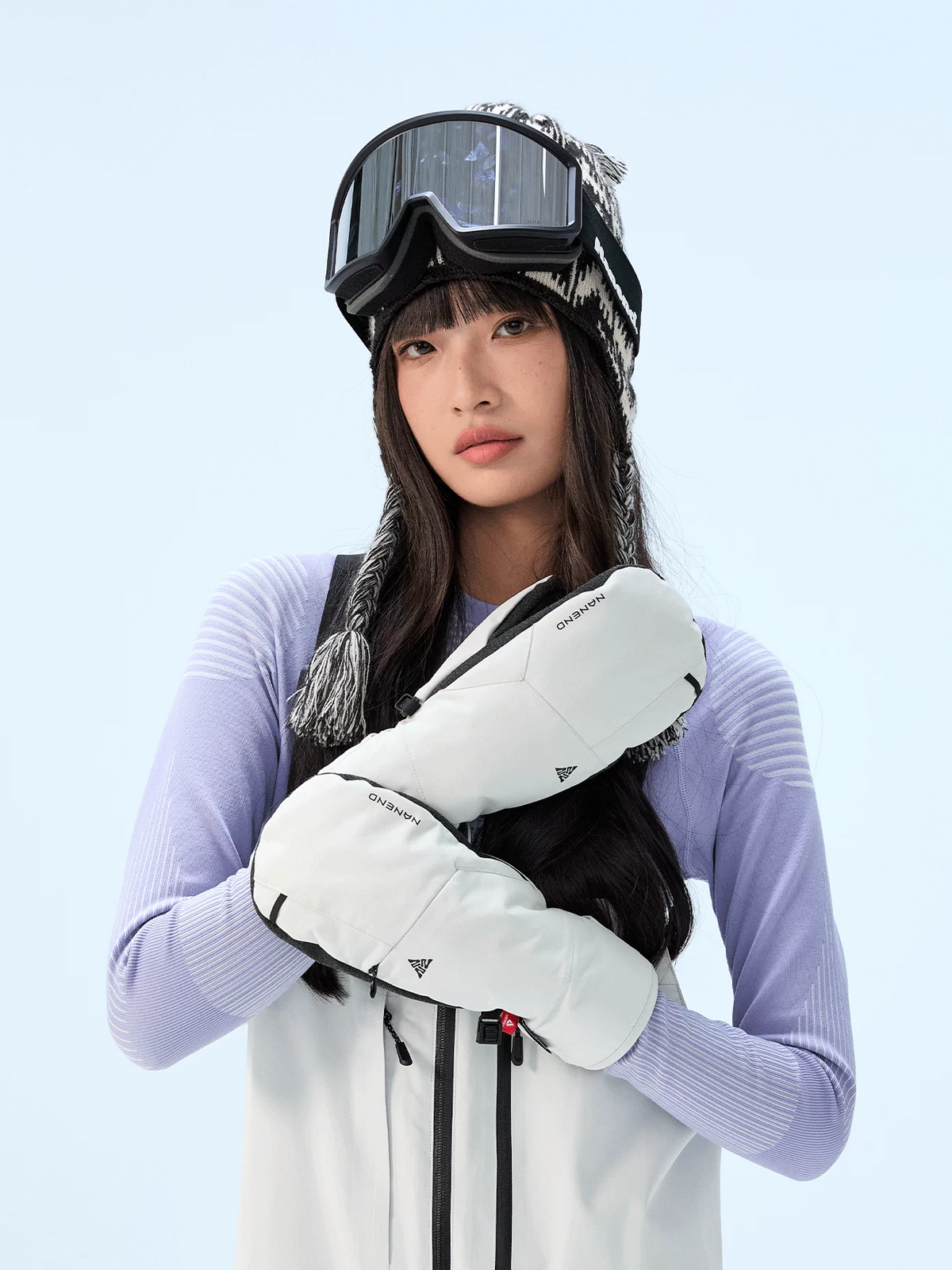 PrimaLoft Gold Hybrid Finger Ski Mittens – Unisex | NANEND
