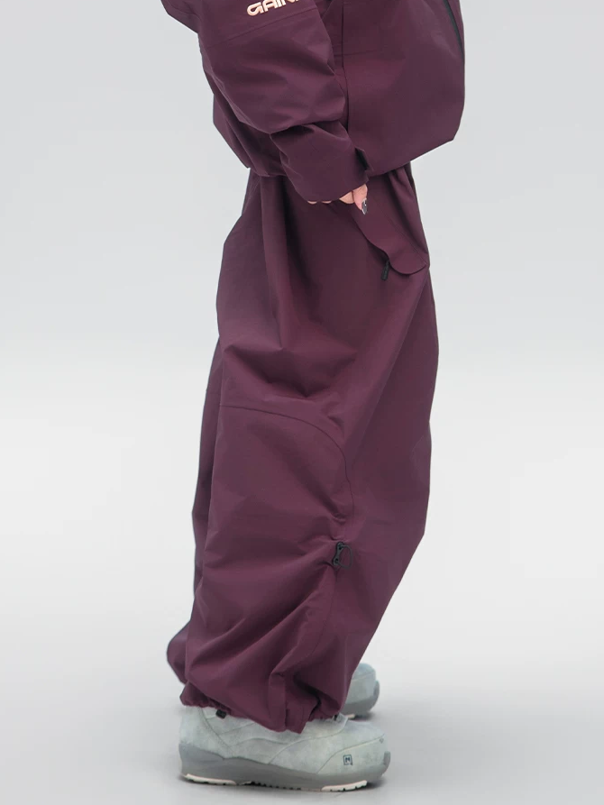 3L XT3N Baggy Shell Snow Bib Pants – Unisex | GAINAX