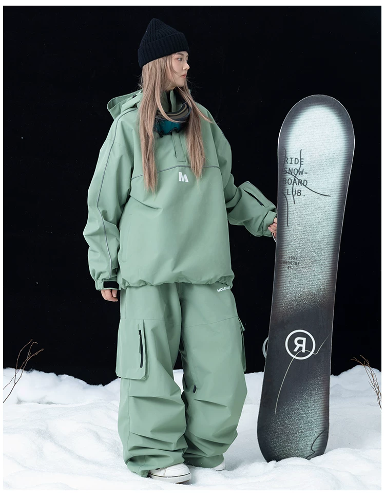 3L Camo Baggy Ski Pants – Unisex | Molocoster