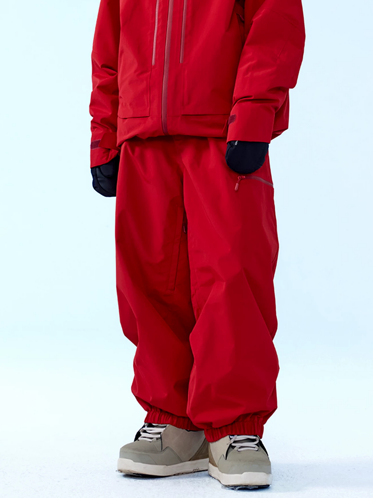 3L RECCO Fleece-Lined Baggy Ski Pants – Unisex | NANEND