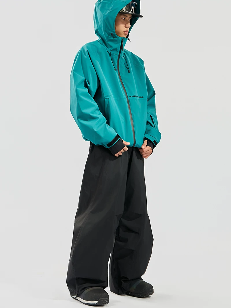 3L Curved Baggy Snowboard & Ski Pants – Unisex | Doorek