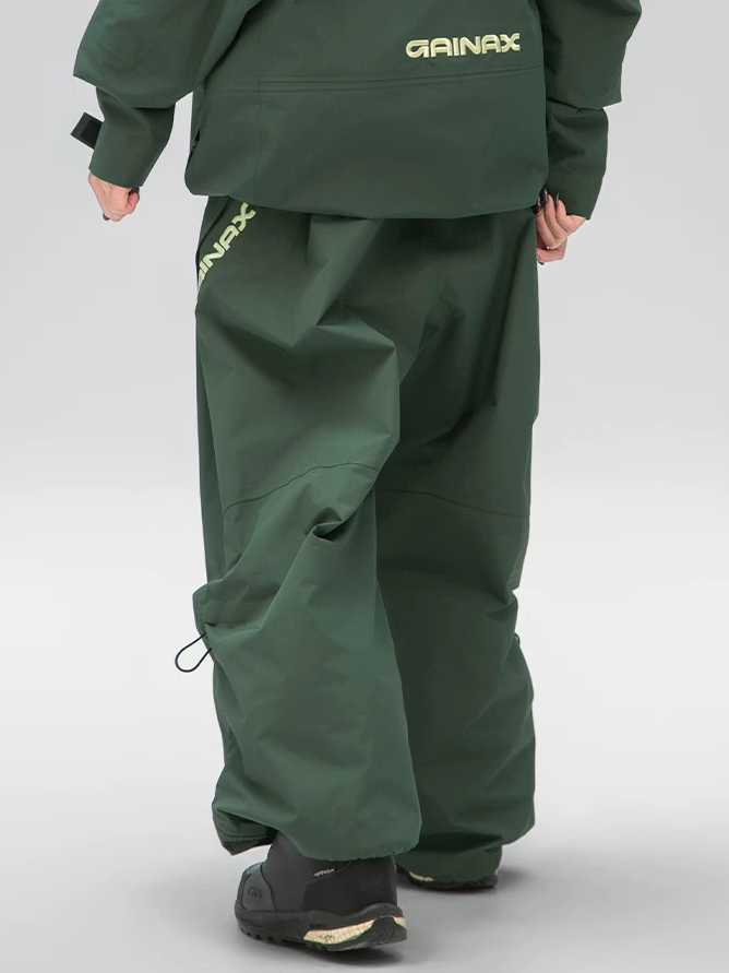 3L XT3N Baggy Shell Snow Bib Pants – Unisex | GAINAX