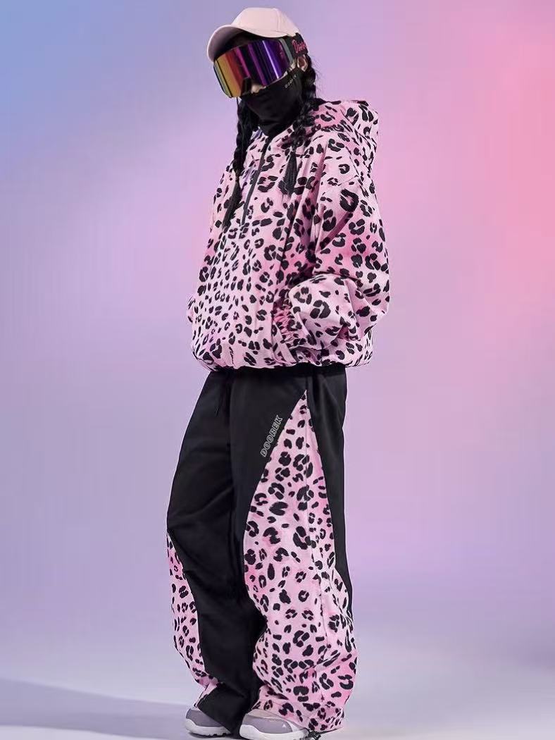 LeopardWave Pullover Ski Suit – Unisex | Doorek