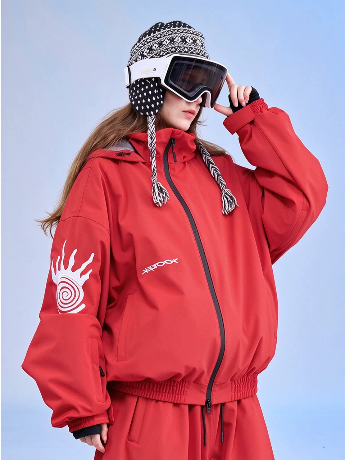 3L 20K Sun Embroidery Snow Jacket – Unisex | Doorek