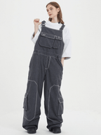 Loose Denim 15K Insulated Snow Bibs - Unisex | Doorek