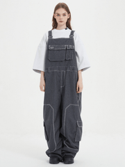 Loose Denim 15K Insulated Snow Bibs - Unisex | Doorek