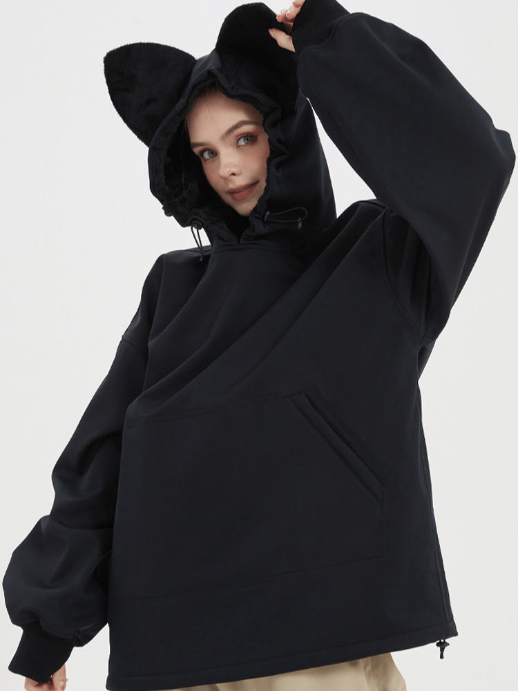 Iconic Cat 10K Fleece Hoodie - Women's | Doorek