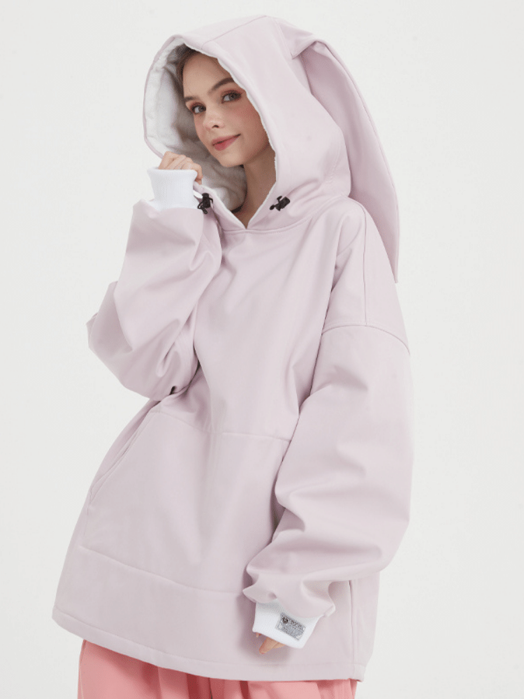 Iconic Rabbit Waterproof Fleece Hoodie – Unisex | Doorek