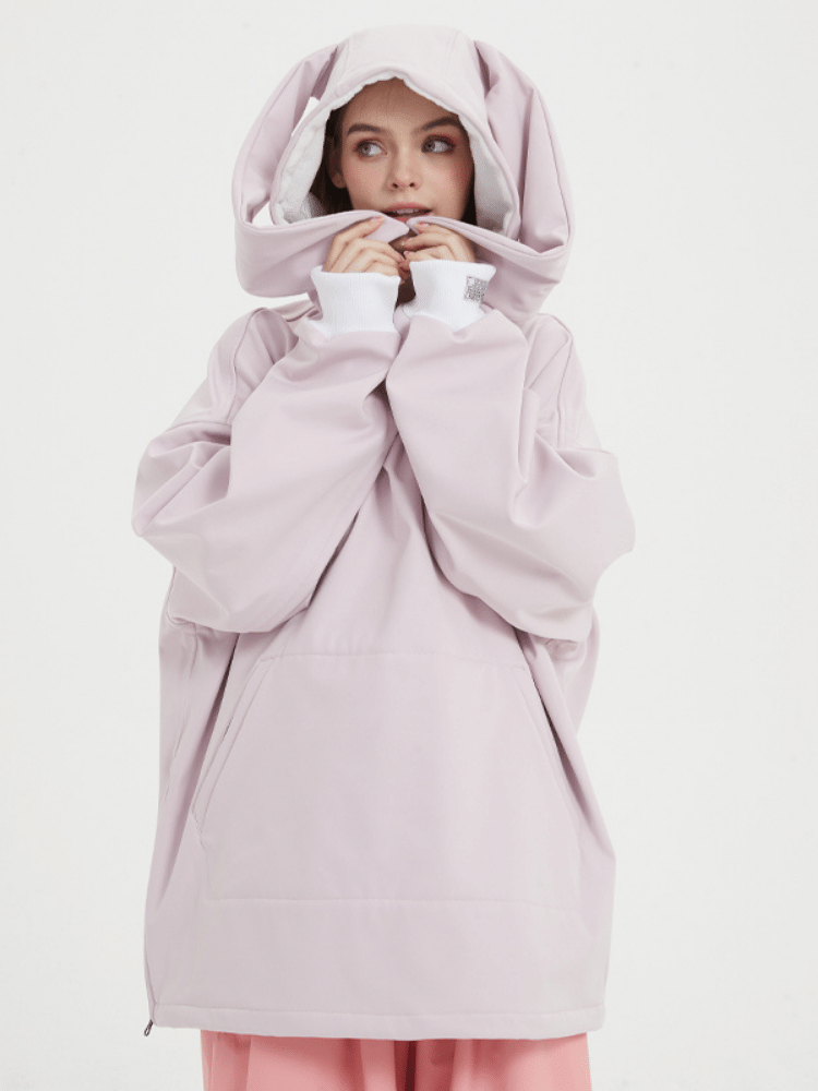 Iconic Rabbit Waterproof Fleece Hoodie – Unisex | Doorek