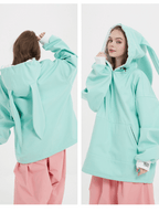 Iconic Rabbit Waterproof Fleece Hoodie – Unisex | Doorek