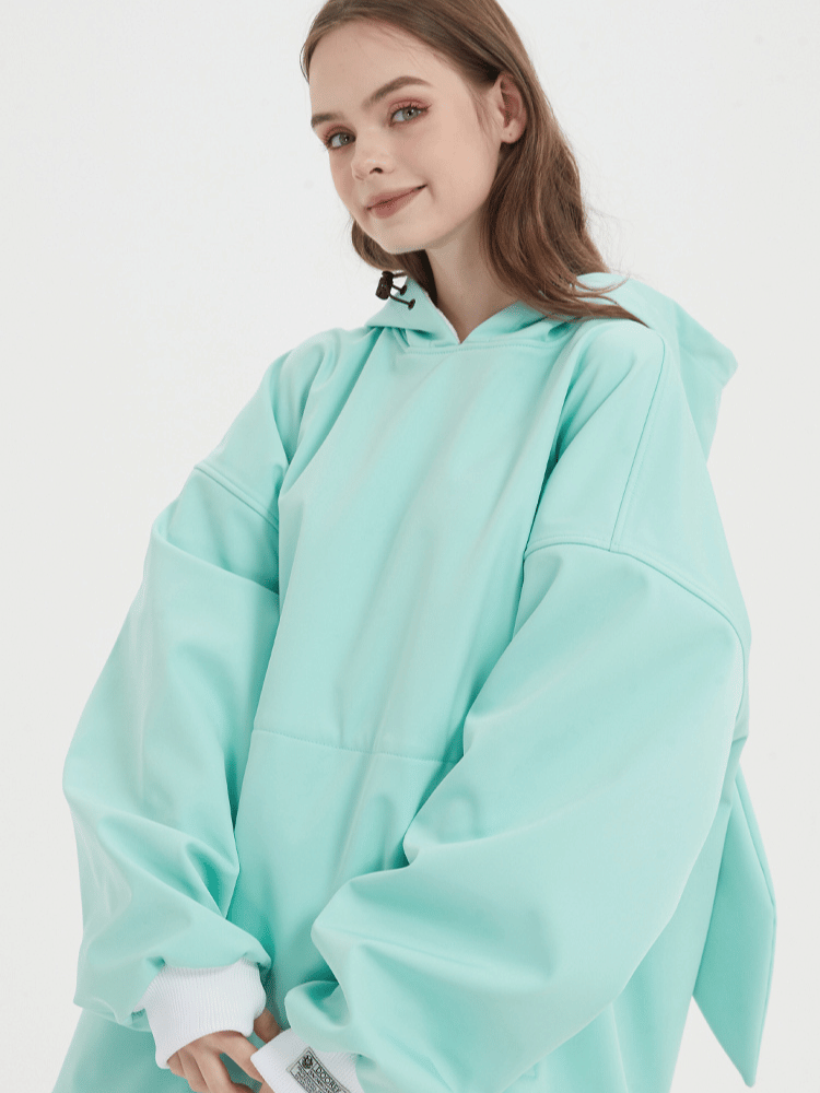 Iconic Rabbit Waterproof Fleece Hoodie – Unisex | Doorek