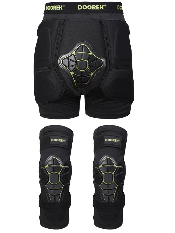 RPT 3-Layer Impact Protection Shorts & Knee Pads Set – Unisex | Doorek