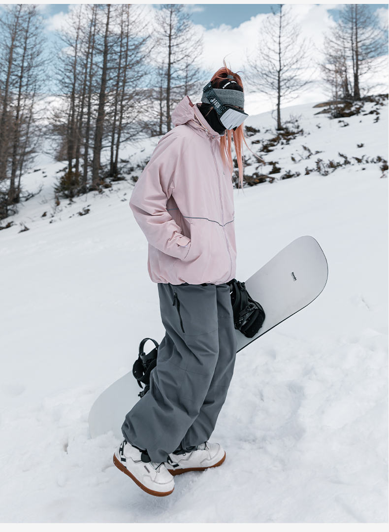 ReflectRide Loose Fit Snow Pants – Unisex | NANDN