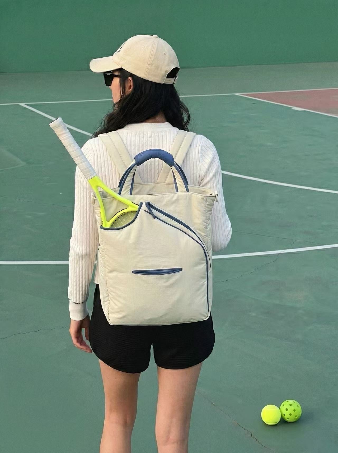 Puffer Water-Resistant Multi-Compartment Racket Backpack