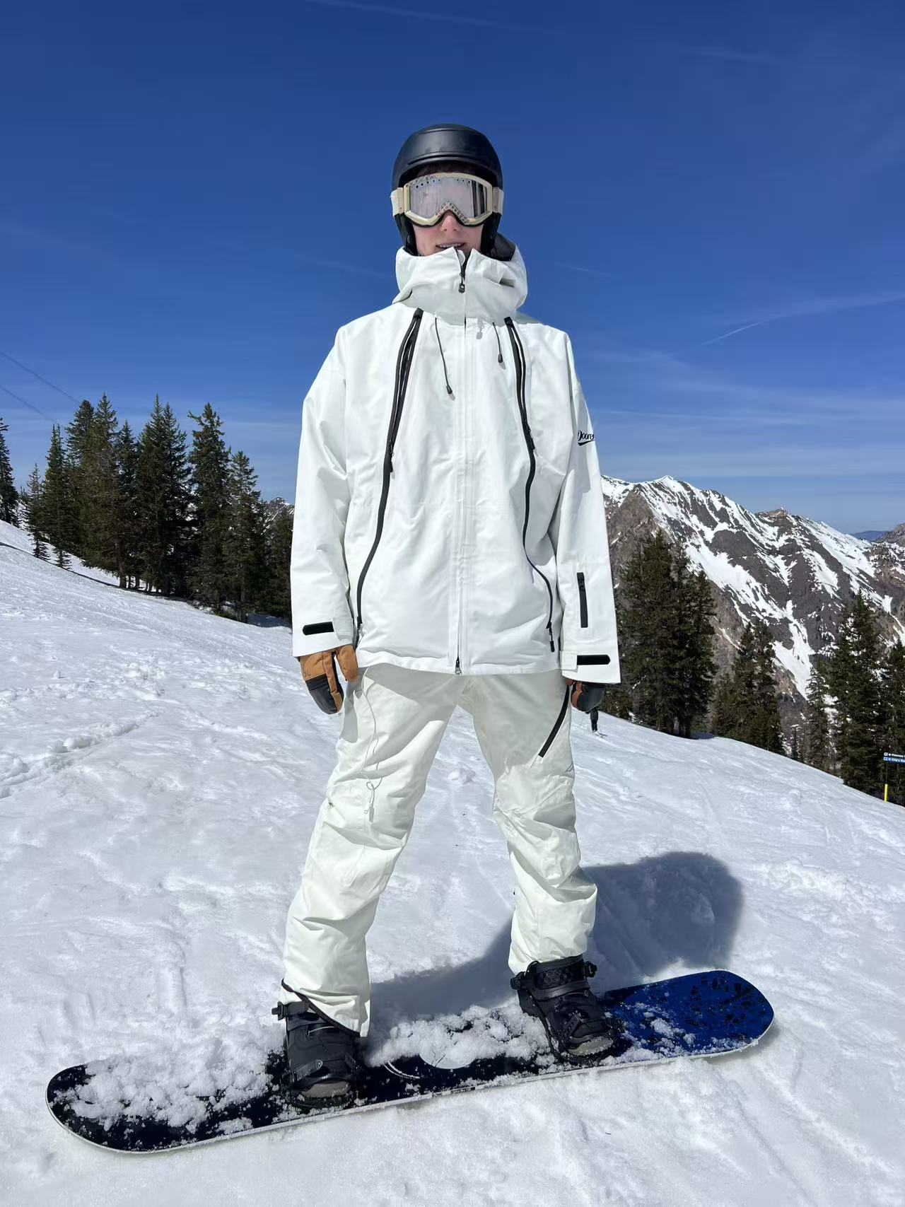 Diagonal Zipper Snow Pants - Men's | Searipe