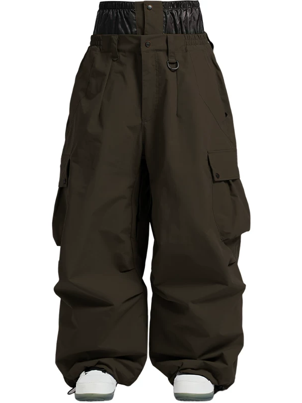 Baggy Loose Fit Cargo Snowboard Pants - Unisex | Gsou Snow