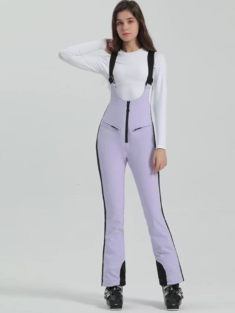 Trendy Slim Fit Snow Bibs - Women's | Gsou Snow